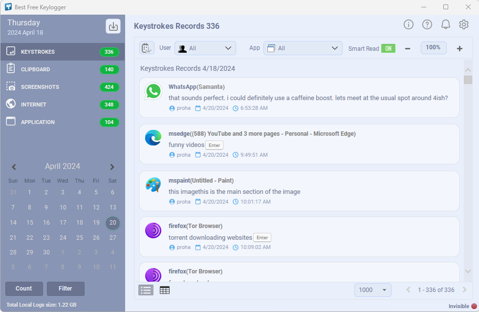 Best Free Keylogger